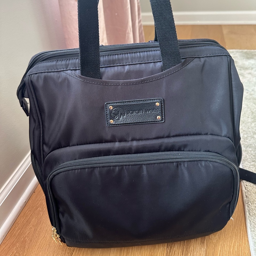 Sarah Wells Black Norah Pumping Bag Backpack